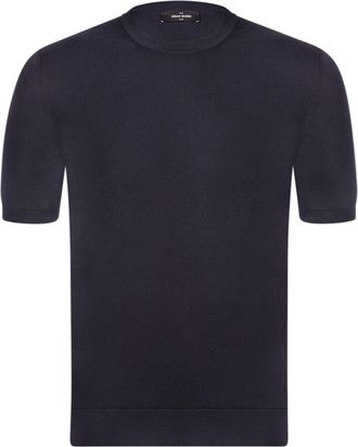 Gran Sasso Cotton Crewneck Straight Fit T Shirt