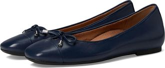 Vionic Klara Womens Shoes Navy Nappa Leather : 9.5 W, Suede