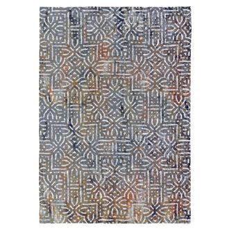 Nafnaf Alfombra decorativa de fibras naturales multicolor 160x230 cm