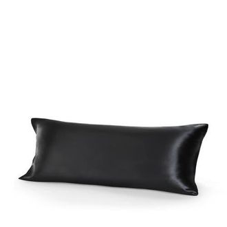 Bare Home 19 Momme 100% Mulberry Silk Pillowcase, Body Size in Black at Nordstrom