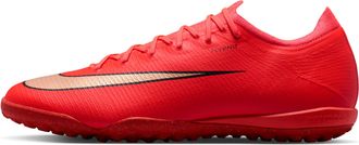 Nike Mens Mercurial Vapor 17 Pro Turf Low-Top Soccer Shoes in Red | IM5811-600