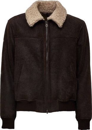 STEWART Sean Vintage-Finished Leather Jacket