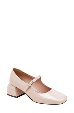 Linea Paolo Monroe Block Heel Mary Jane in Beige at Nordstrom Rack, Size 10