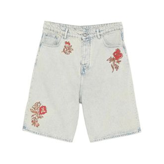 Dr&ocirc;le de Monsieur Denim Shorts, male, Blue, Size: XL Denim Shorts