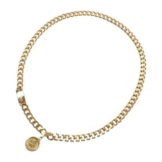 Chanel Pre-owned Chain belt - female - Chanel Vintage - Vintage Belts - Yellow - ONE SIZE - Pre-owned
