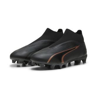 Puma Puma Men Ultra Match+ Ll Fg/Ag Soccer Shoes, Puma Black-Copper Rose, 9.5 UK