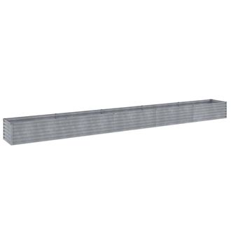 Berkfield Home Garden Raised Bed 482x50x36 cm Corten Steel in Brown | Size: 482 x 50 x 36 cm