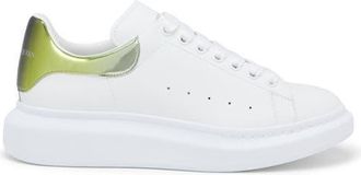 Alexander McQueen Oversize Sneaker in White/Green Degrade at Nordstrom, Size 12Us