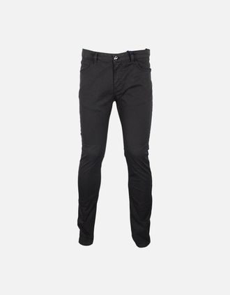 Just Cavalli Mens Cotton Slim Fit Black Chino