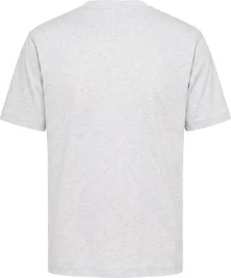 New Balance Embroidered Logo Cotton T-Shirt - Gray