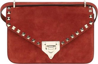 Valentino Garavani Red Rockstud Small Shoulder Bag