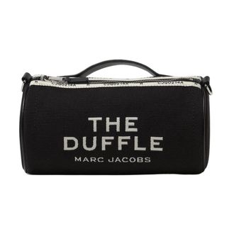 Marc Jacobs Handbags, female, Black, ONE SIZE, Canvas Crossbody Duffle Bag