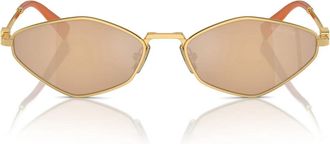 Miu Miu Sunglasses Mu56 Zs 5 Ak40 D Gold/Orange Gradient Women