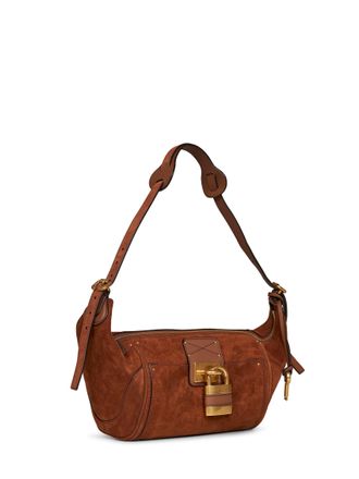 Chlo&eacute; Womens Crossbody Bag Paddington Vintage Brown Calf Leather Shoulder
