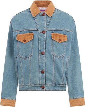 Philosophy di Lorenzo Serafini Dames, Jassen, Blauw, Maat: 4XL Denim