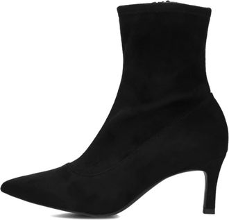 Unisa Bruine Enkellaarsjes voor dames - Dames - Laarzen met Hak - Bruin - 38 EU - Schoenen
