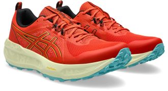 Asics Trailrunningschuh ASICS GEL-SONOMA 8, Herren, Gr. 44,5, schwarz (rot clay, schwarz), Textil, Schuhe Trailrunningschuh