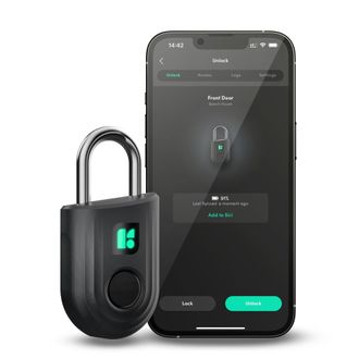 Igloohome Lucchetto Igloohome A Impronta Digitale Lite Nero Sicurezza