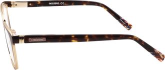 Missoni MIS006201Q52 Metal & Tortoiseshell Eyeglasses - Gold