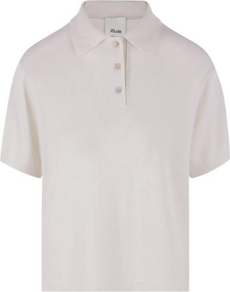 Allude Polo con tre bottoni - Toni neutri
