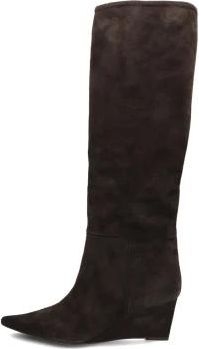 Zinda Hoge laarzen 3604 - Dames - Hoge Laarzen - Bruin - 42 EU - Su&egrave;de - Schoenen