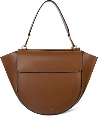 Wandler Borsa a spalla Hortensia media - Marrone