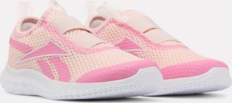 Reebok Laufschuh REEBOK RUSH RUNNER SLIP-ON, Gr. 34,5, purepink, playfulpink, wei&szlig;, Synthetik, Textil, Schuhe Laufschuh