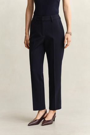 GANT Women Slim Fit Slacks (36) EVENING BLUE