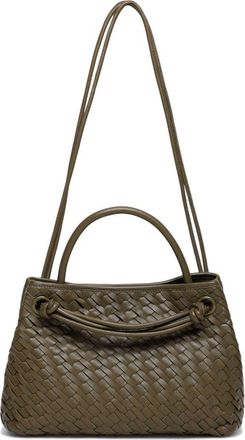 Walter Baker Hazel Woven Tote Bag in Dark Olive at Nordstrom Rack