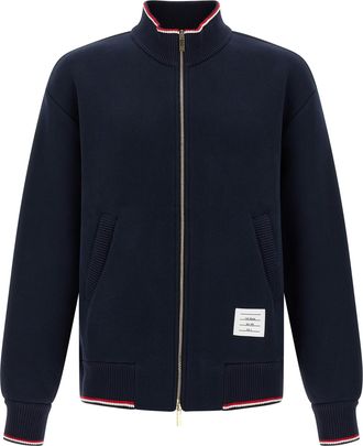 Thom Browne Mens Rwb Piping Sweatshirt