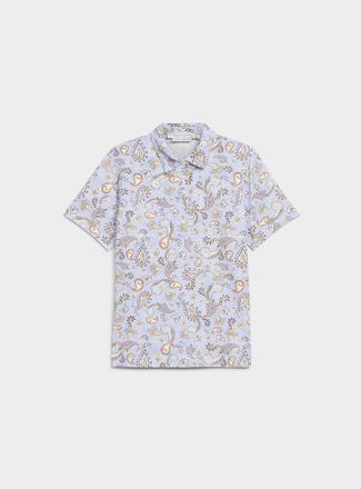 Contemporaine Womens Patterned stretch jersey Polo Shirt shirt