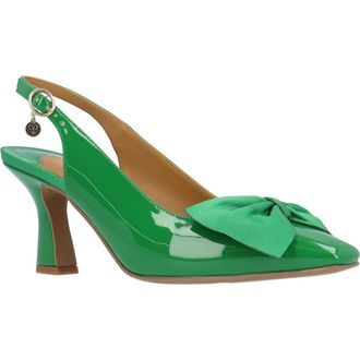 J. Rene&eacute; Harlan Slingback Pump in Green at Nordstrom, Size 10.5
