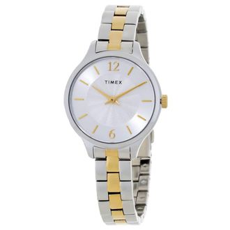 Timex Peyton Quartz Silver Dial Ladies Watch TW2W98100