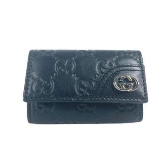 Gucci Pre-owned Accessories, unisex, Blue, Size: ONE SIZE Pre-owned Vintage Keycase