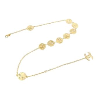 Chanel Pre-owned Belts, female, Yellow, Size: ONE SIZE Pre-owned Chain belt