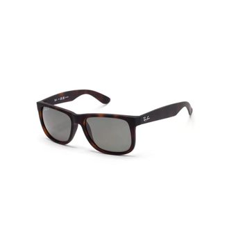 Ray-Ban Justin Zonnebril - Heren - Zonnebrillen - Bruin - 54 MM - Nylon - Accessoires