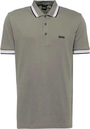 HUGO BOSS Polo Shirt - Heren - Polos - Grijs - L - Tops