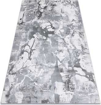 RugsX Alfombra Acr&iacute;lica Vals 0a046a C53 78 Gris Claro / Gris Oscuro Grey 240x340 Cm