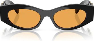 Versace Sunglasses Ve4480 U Gb1/7 Black/Orange Women