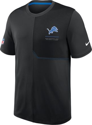 Nike Detroit Lions Sideline Coach Nike Mens Dri-FIT NFL Top in Black | 03B20B9B9J-B8B