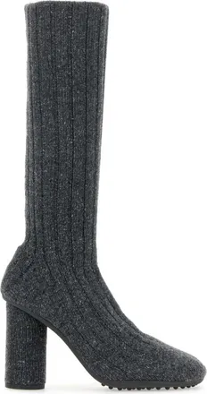Bottega Veneta Grey Fabric Atomic High Boots