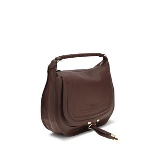Chlo&eacute; Womens Brown Calf Leather Bos Taurus Shoulder Bag