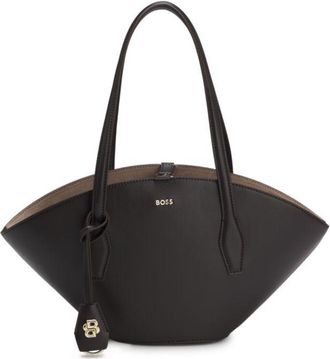 BOSS Tote bag with Double B monogram key ring