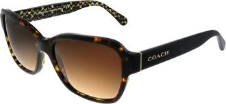 Coach L1010 HC 8232 550713 Womens Rectangle Sunglasses