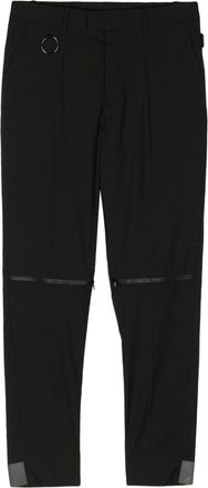 Undercover tapered slim-fit trousers - unisex - Nylon/Polyester/Wool/Cupro - 3 - Black