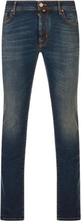 Jacob Cohen Heren, Jeans, Blauw, Maat: W38 Denim