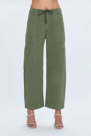 Pistola Denim Sabrina Curved Utility Pants In Meadow