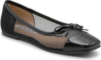 Charles by Charles David Simply Cap Toe Ballet Flat in Black at Nordstrom, Size 5.5