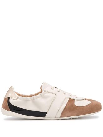 Tod's Sneakers met colourblocking - Beige