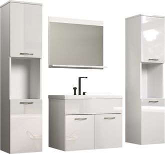 WELLTIME Badezimmer-Set »Kuba« Komplett-Set, 4 Stk. tlg